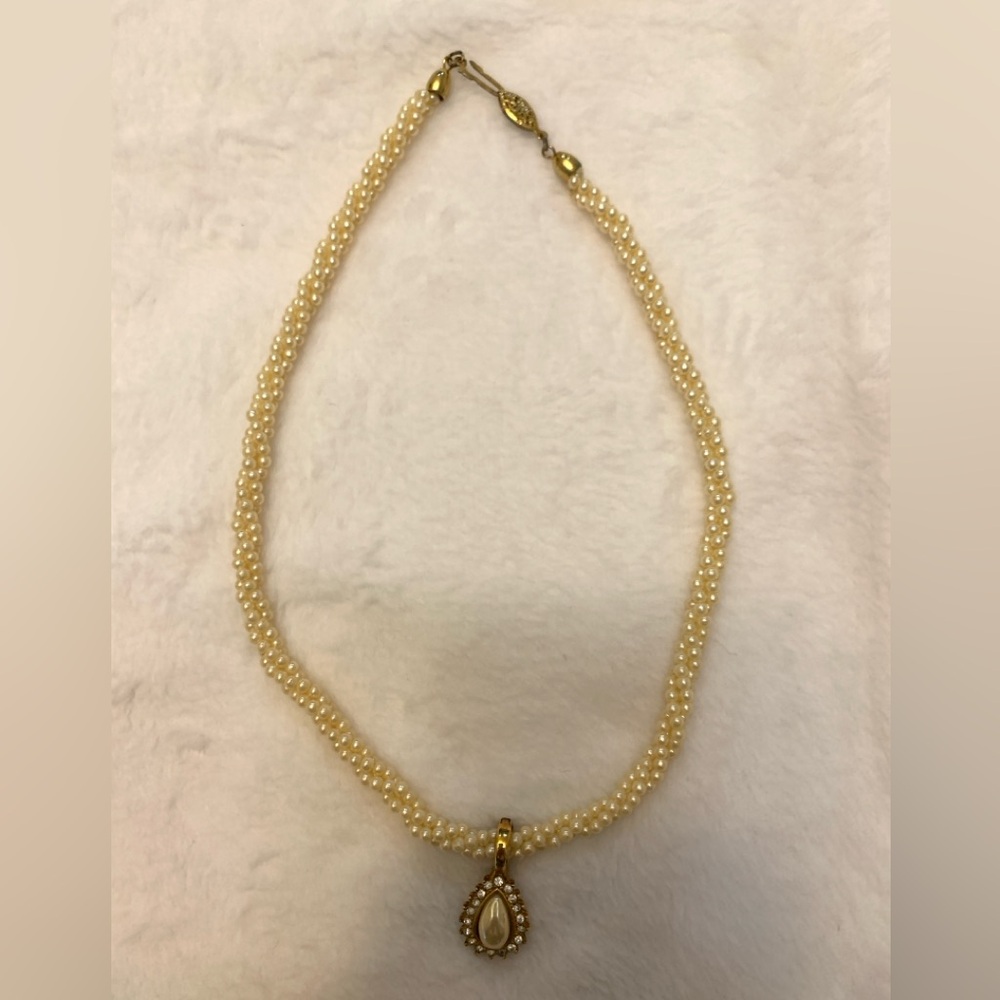 Vintage pearl choker necklace 🔥🔥🔥